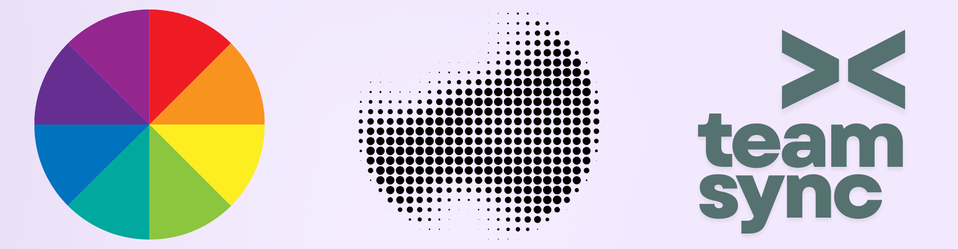 Posters, logos and UI screens showing different colours, graphics and typography styles