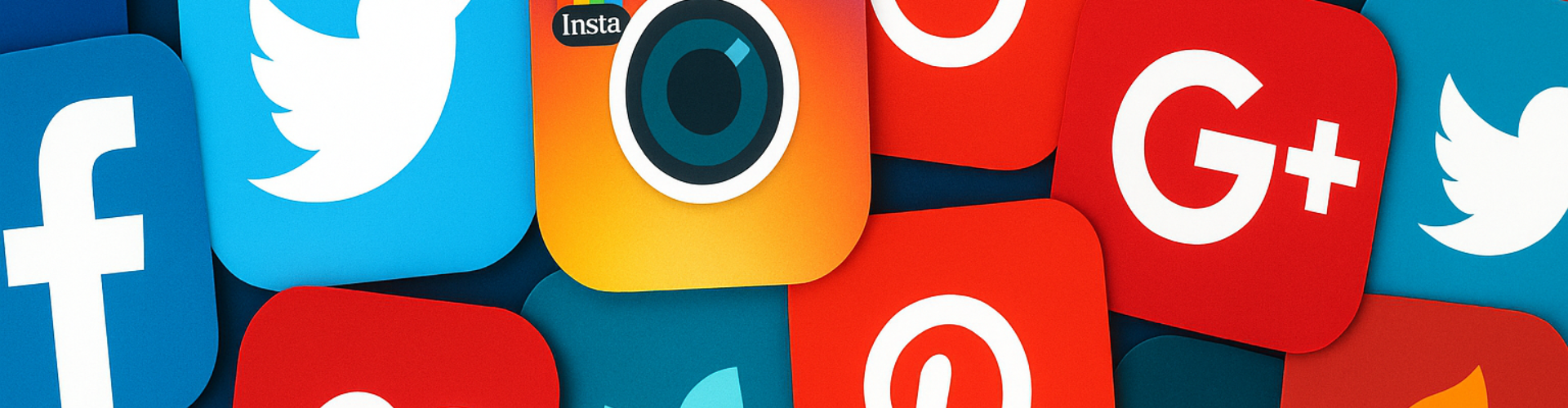 Streaming, social media, cinema and print icons connected in a distribution network